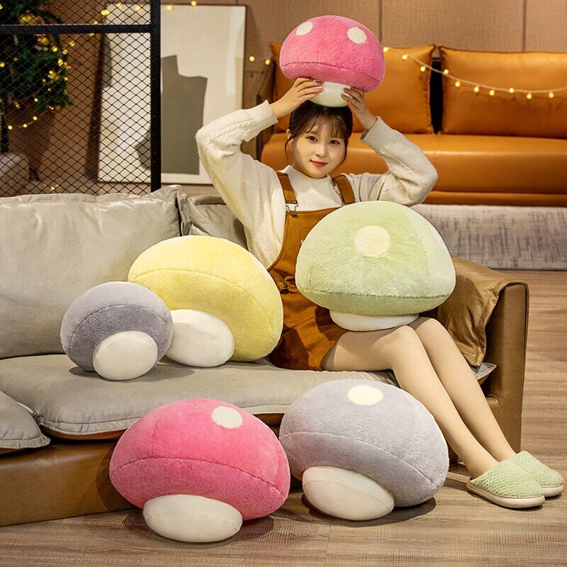 Fun Spotted Mushroom Soft Toys