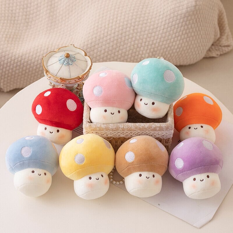 Cute Fun Fuzzy Keychain Charms - Luxicro