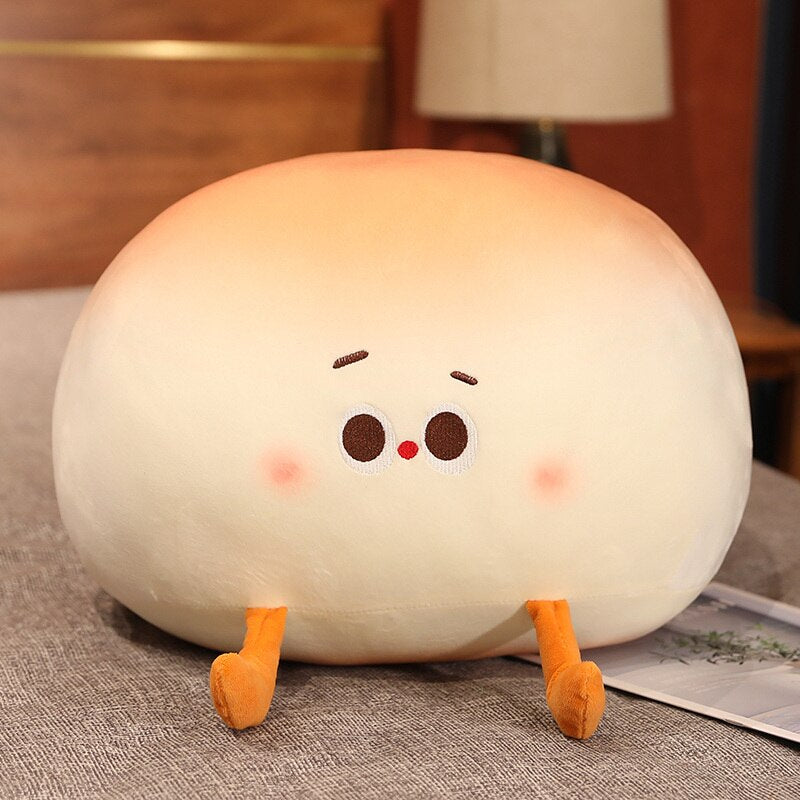 Adorable Round Bao Bun Soft Plush Toy - Luxicro
