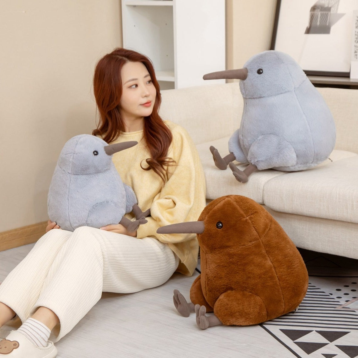 Cute Large Kiwi Bird Soft Toy