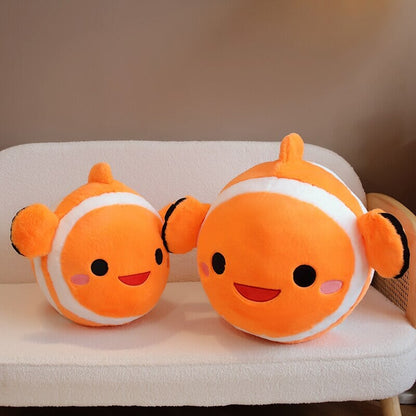 Vibrant Fish Shaped Soft Plush Toy