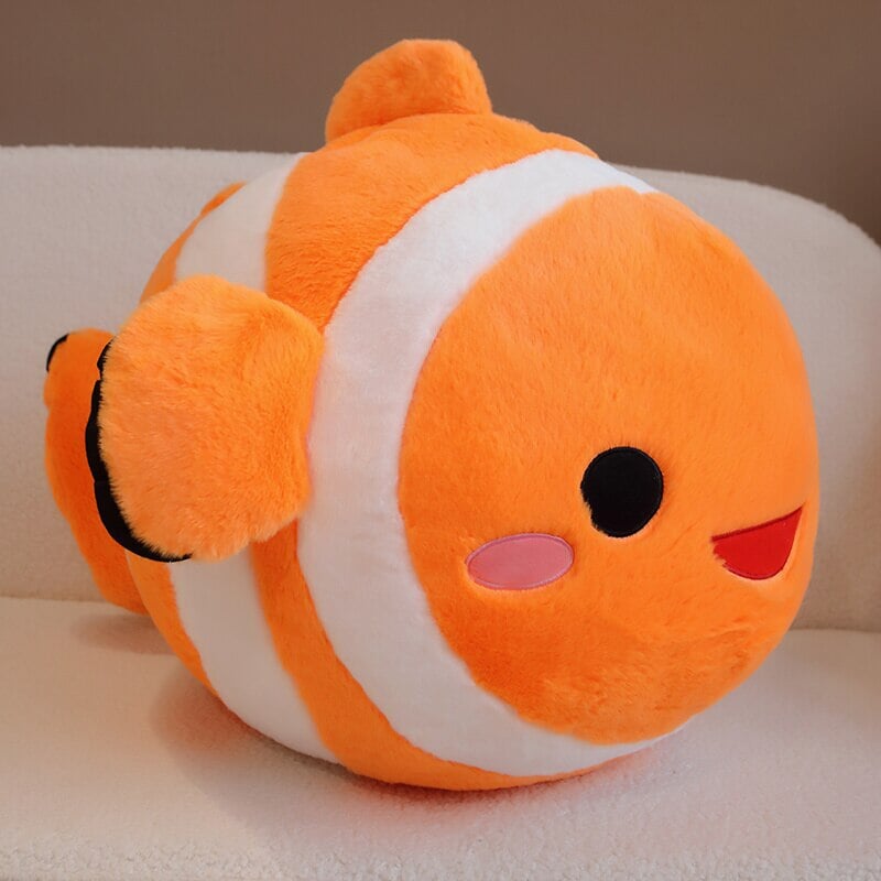 Vibrant Fish Shaped Soft Plush Toy