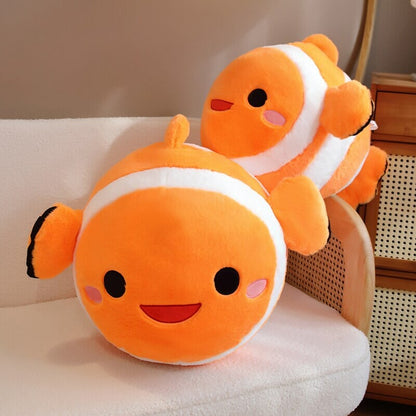 Vibrant Fish Shaped Soft Plush Toy
