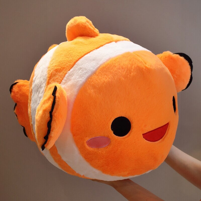 Vibrant Fish Shaped Soft Plush Toy