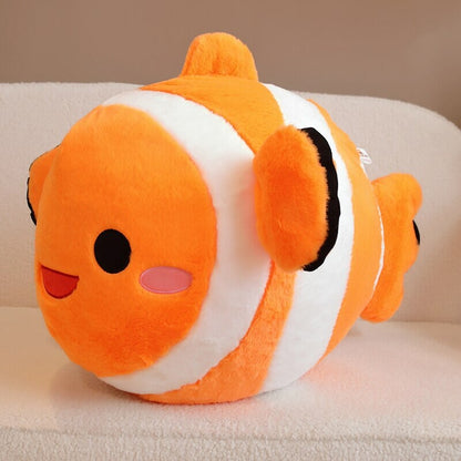 Vibrant Fish Shaped Soft Plush Toy
