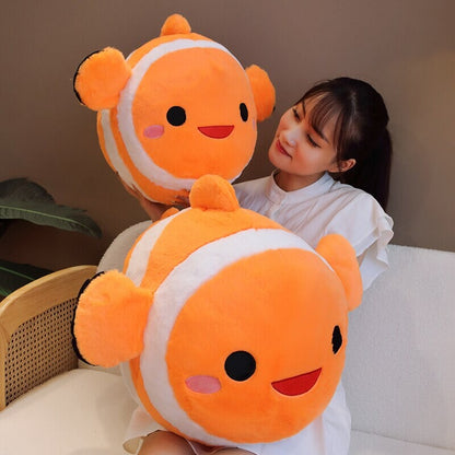 Vibrant Fish Shaped Soft Plush Toy