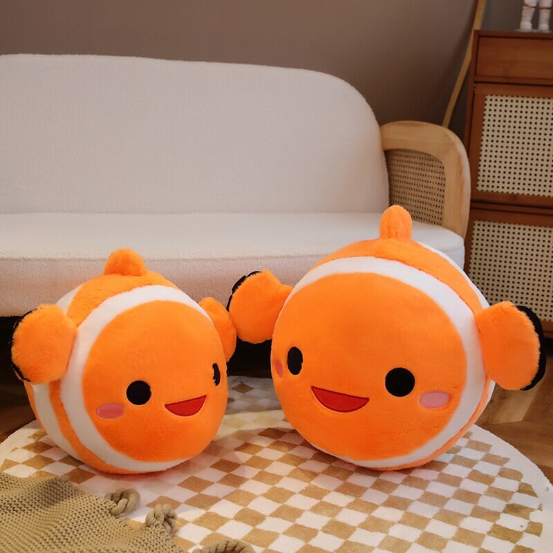 Vibrant Fish Shaped Soft Plush Toy