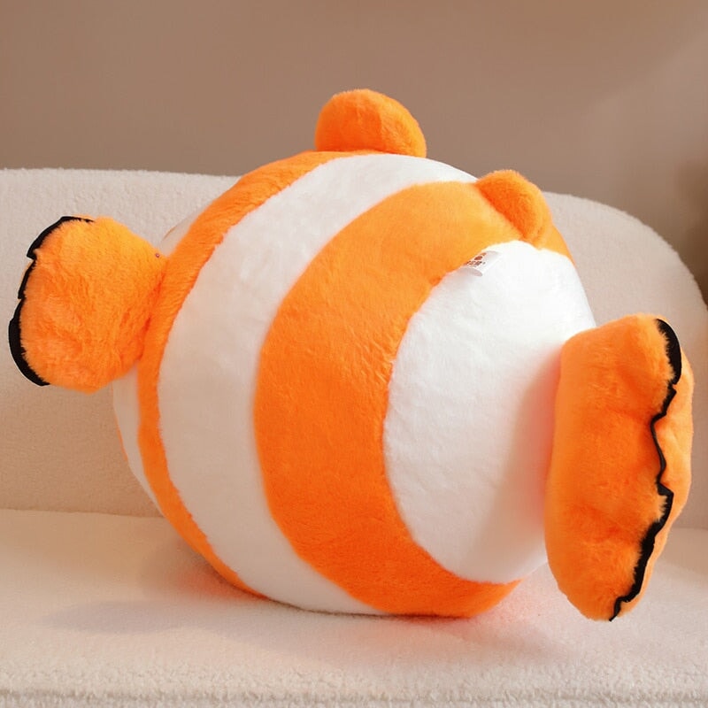Vibrant Fish Shaped Soft Plush Toy