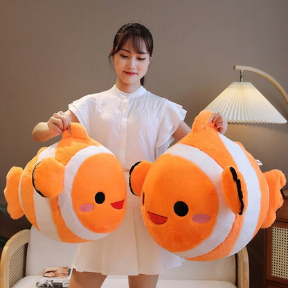 Vibrant Fish Shaped Soft Plush Toy