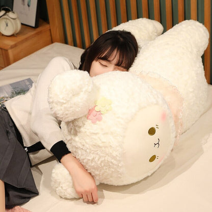 Cute Plush Lamb Figurine Set