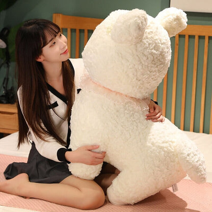 Cute Plush Lamb Figurine Set
