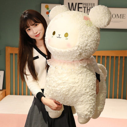 Cute Plush Lamb Figurine Set - Luxicro