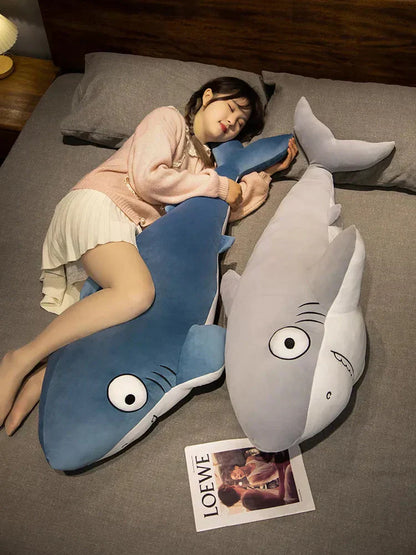 Cute Plush Blue Shark Stuffed Animals - Luxicro