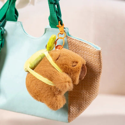 Adorable Animal Avocado Keychain Backpack Accessory