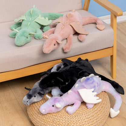 Colorful Dragon Plush Toy Set