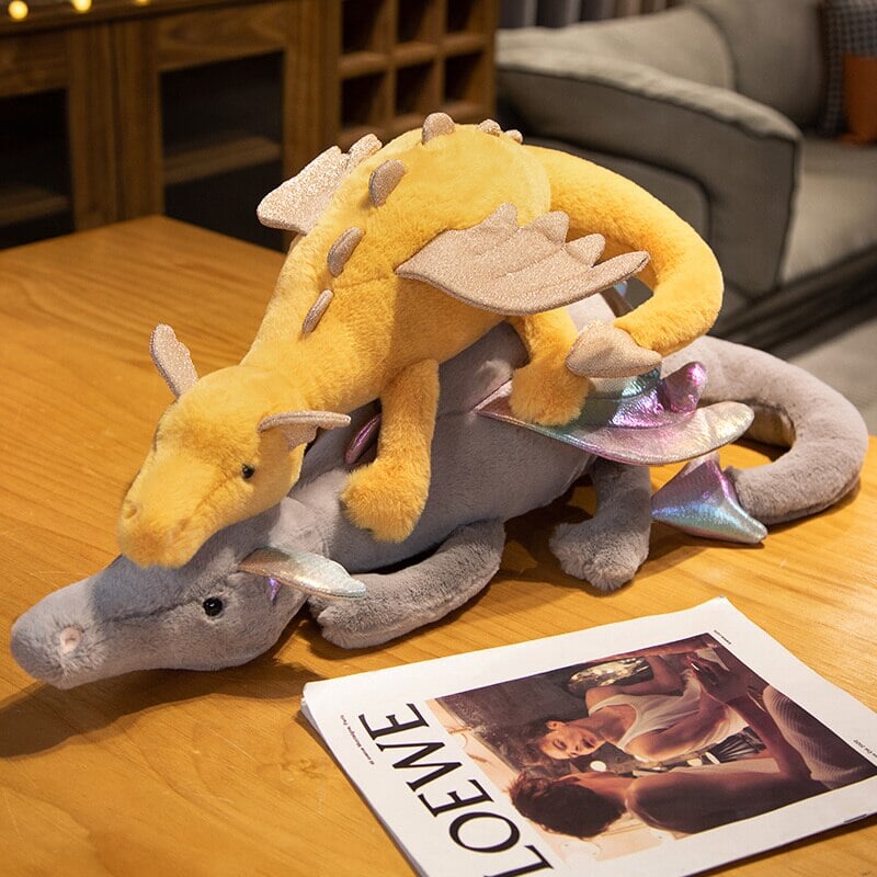 Colorful Dragon Plush Toy Set
