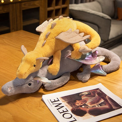 Colorful Dragon Plush Toy Set