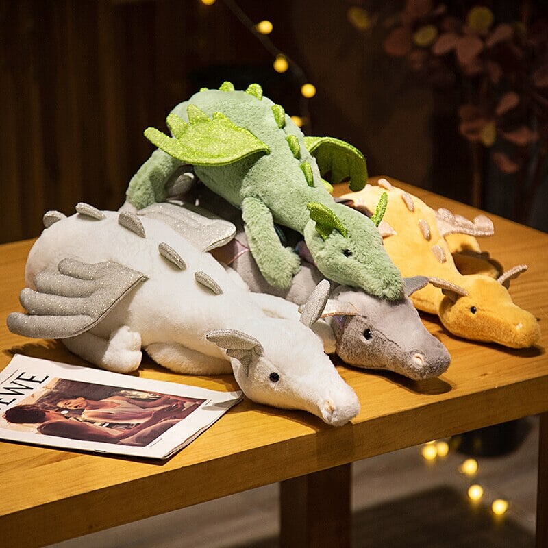 Colorful Dragon Plush Toy Set