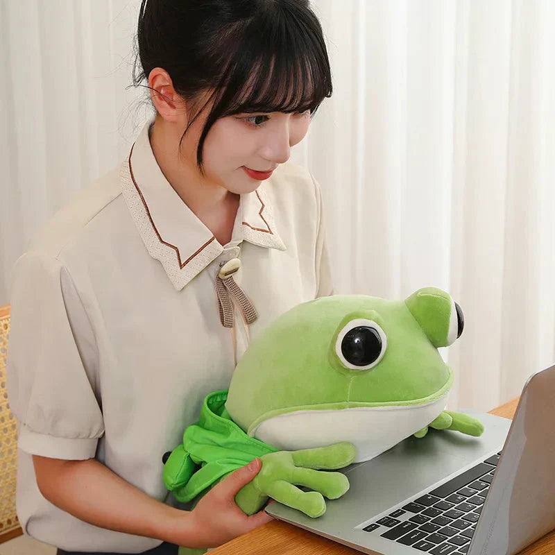 Adorable Frog Soft Stuffed Animal Toy