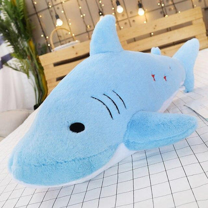 Colorful Cute Shark Stuffed Animal