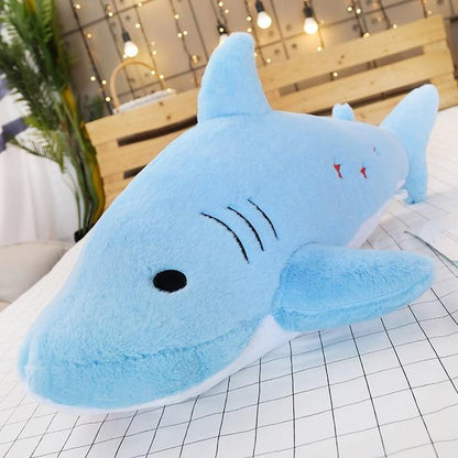 Colorful Cute Shark Stuffed Animal