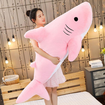 Colorful Cute Shark Stuffed Animal