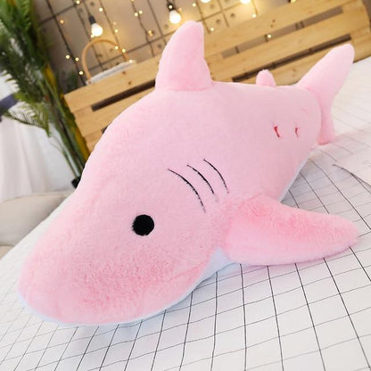 Colorful Cute Shark Stuffed Animal