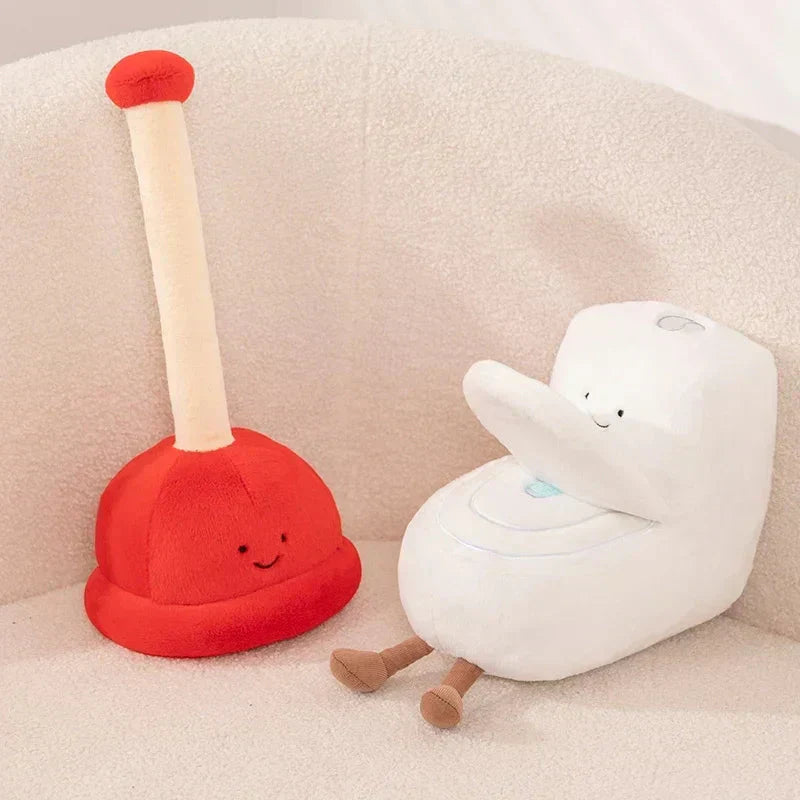 Funny Toilet Plush Friends Set