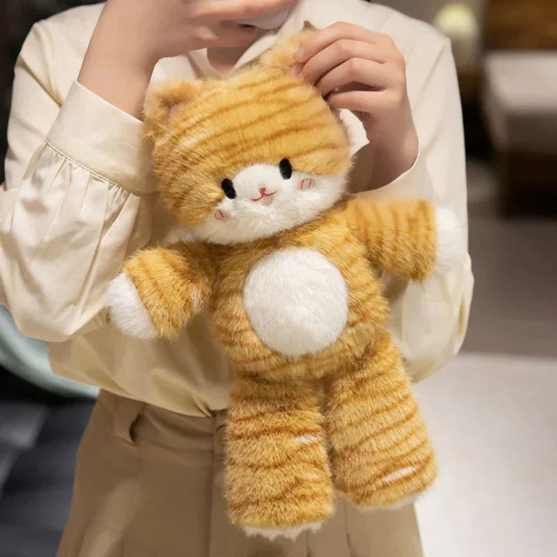 Adorable Kitten & Panda Cuddly Stuffed Animals