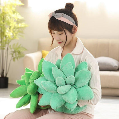 Vibrant Succulent Plush Toys - Luxicro
