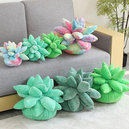 Vibrant Succulent Plush Toys