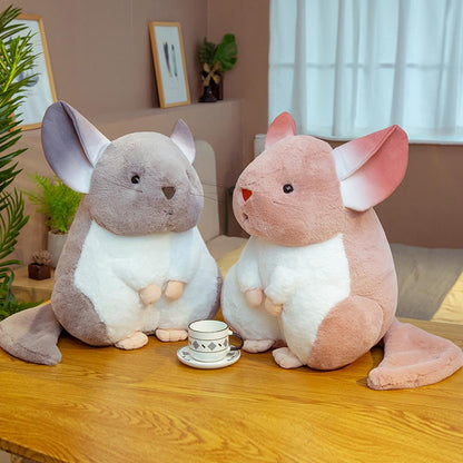 Cozy Fuzzy Chinchilla Slippers