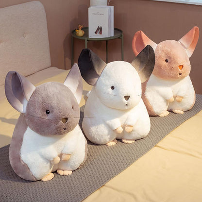 Cozy Fuzzy Chinchilla Slippers