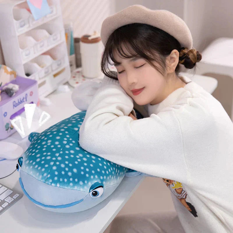 Big Blue Cuddly Whale Soft Toy