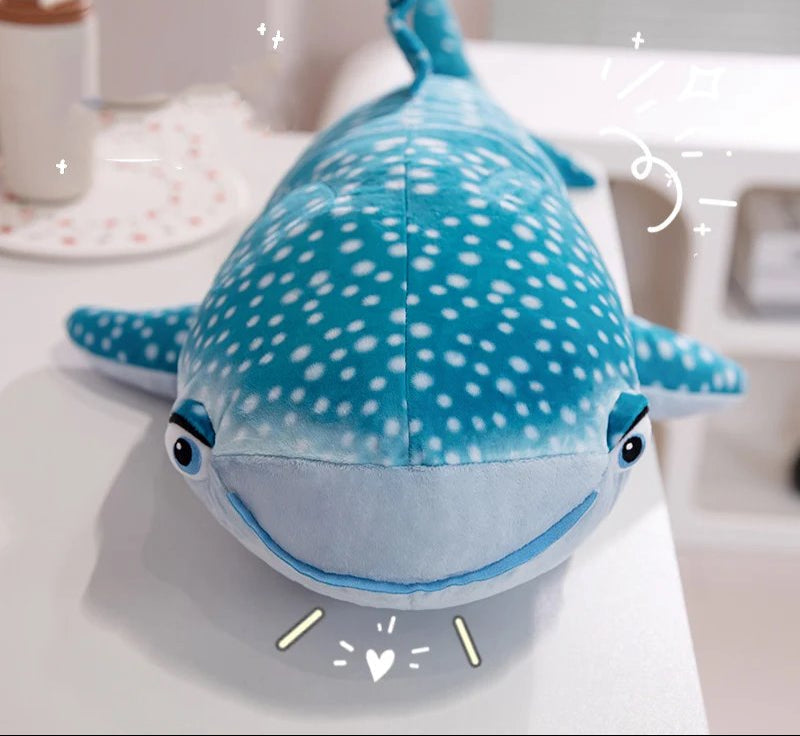 Big Blue Cuddly Whale Soft Toy