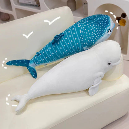 Big Blue Cuddly Whale Soft Toy