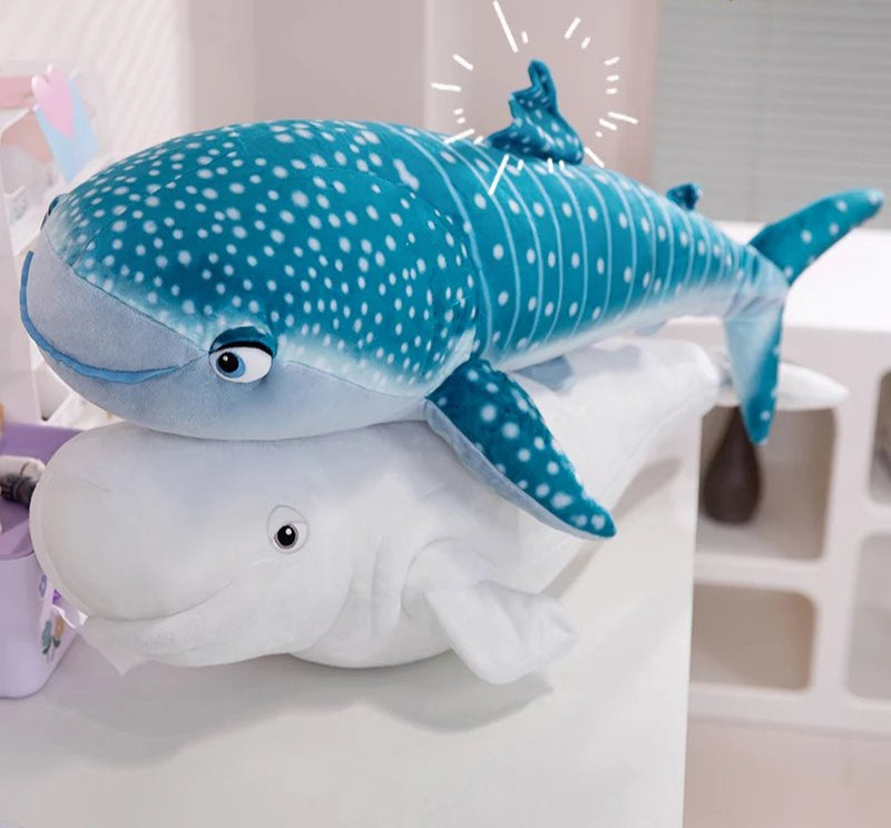 Big Blue Cuddly Whale Soft Toy