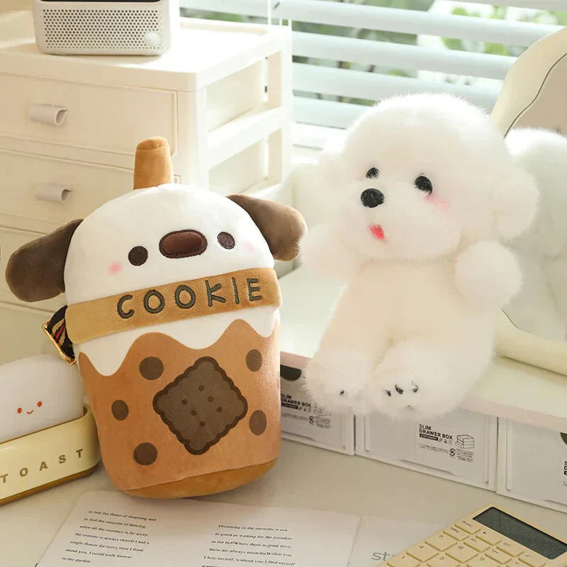 Adorable Bichon Dog Cookie Sling Bag