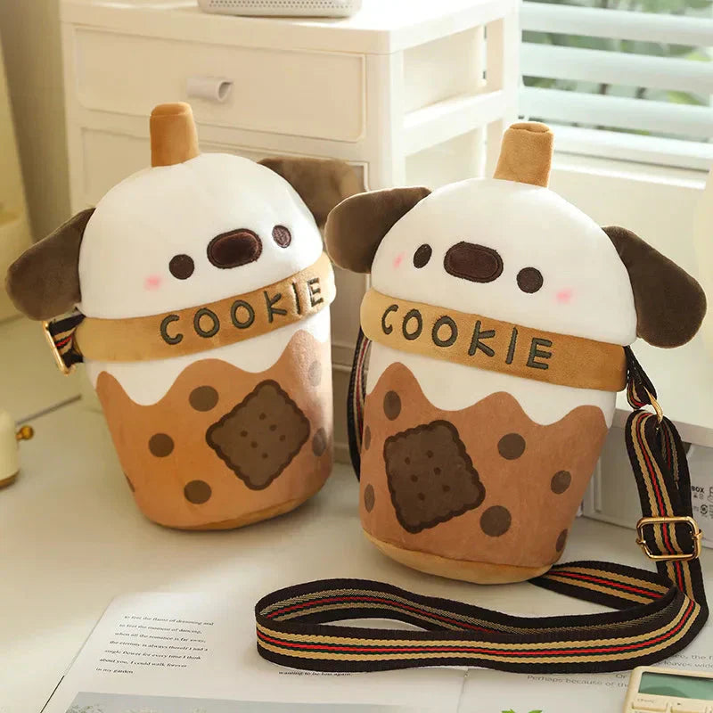 Adorable Bichon Dog Cookie Sling Bag
