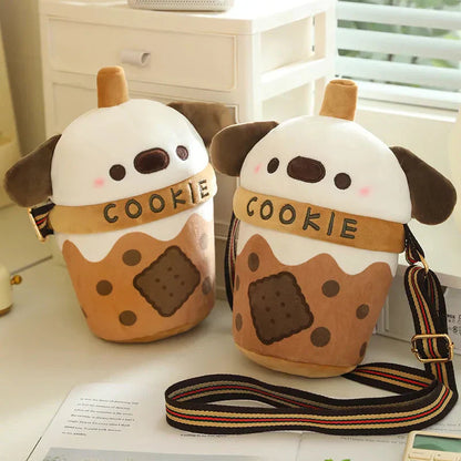 Adorable Bichon Dog Cookie Sling Bag