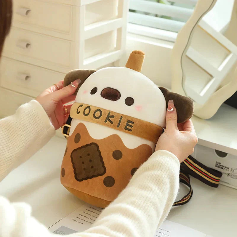 Adorable Bichon Dog Cookie Sling Bag