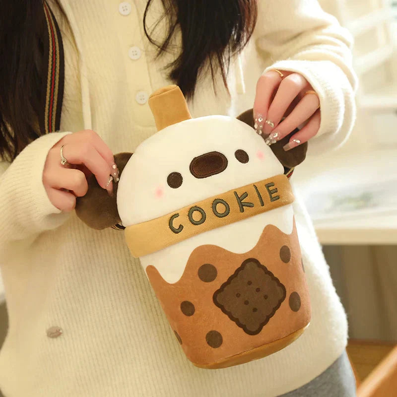Adorable Bichon Dog Cookie Sling Bag