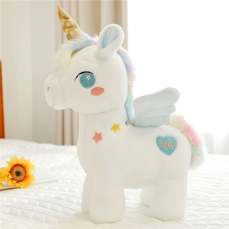 Cute White Unicorn Soft Toy