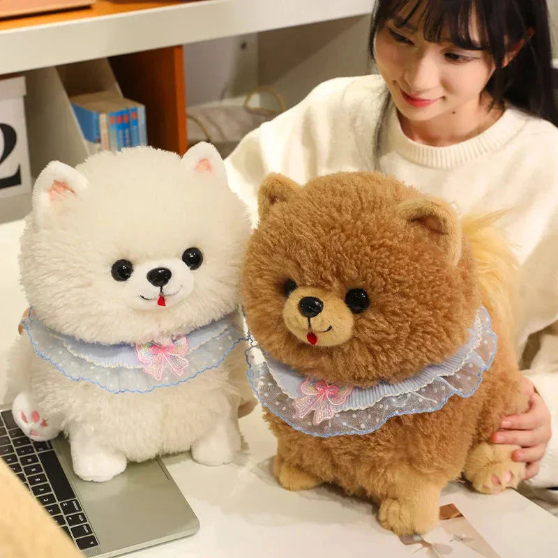 Cute Pomeranian Dog Soft Toy Plushies - Luxicro