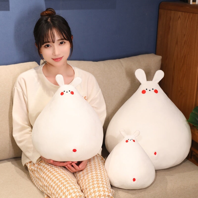 Cuddly White Bunny Soft Plush Toy