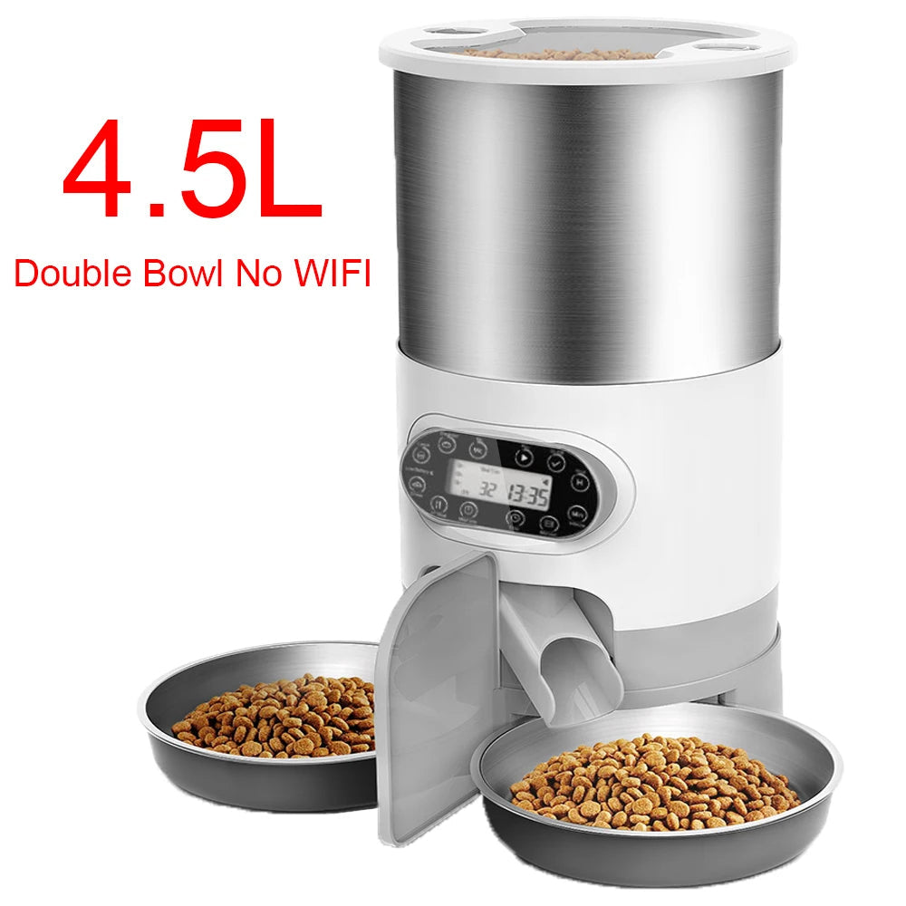 Automatic 2 Port Pet Feeder Station
