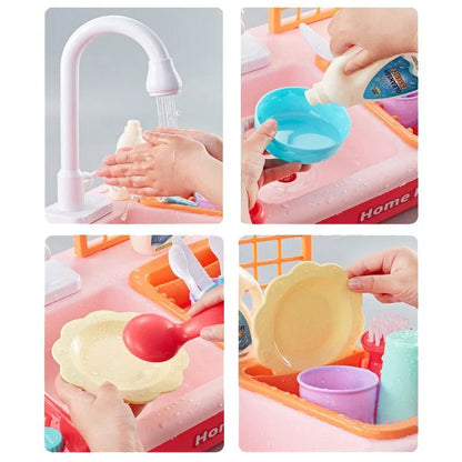 Fun Play Kitchen Set with Water Play and Accessories
