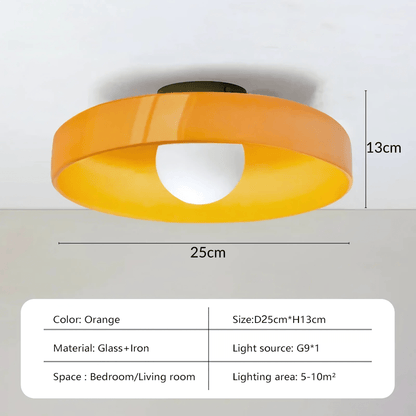 Modern Round Ceiling Lamp Adjustable Wall Light