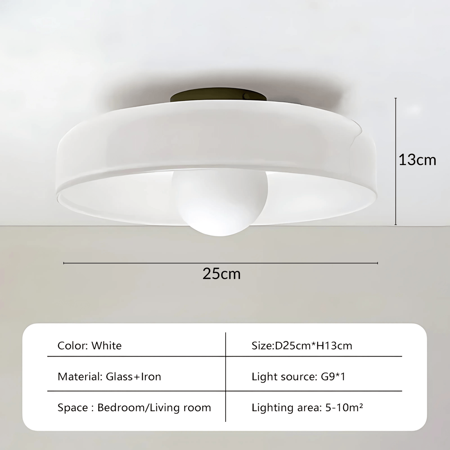 Modern Round Ceiling Lamp Adjustable Wall Light