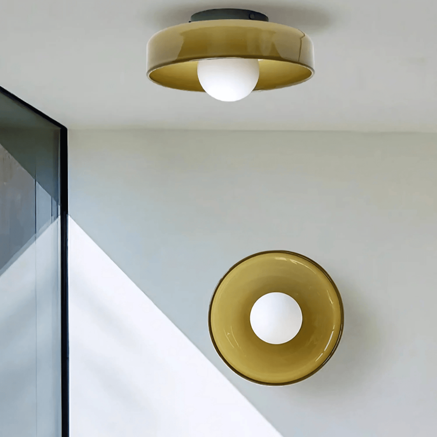 Modern Round Ceiling Lamp Adjustable Wall Light - Luxicro